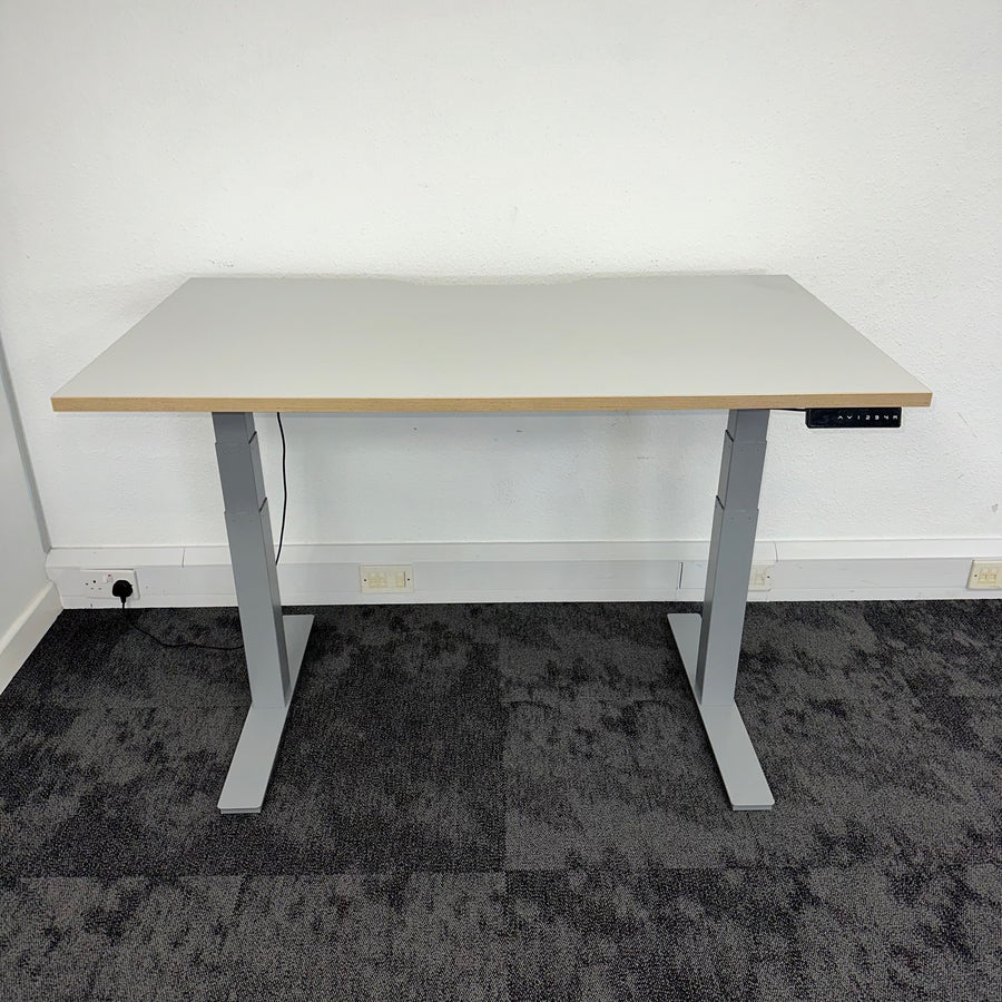 Used Dual Motor Electric Height Adjustable Desk with Memory and Cable Management