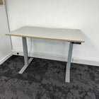 Used Dual Motor Electric Height Adjustable Desk with Memory and Cable Management