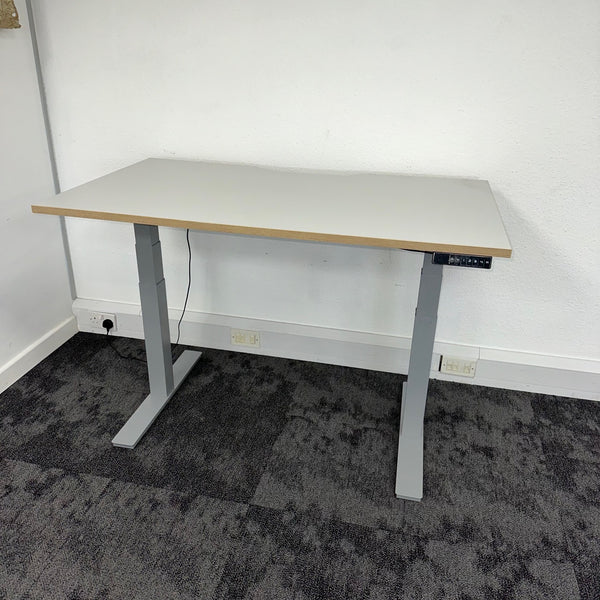 Used Dual Motor Electric Height Adjustable Desk with Memory and Cable Management