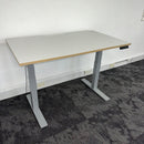 Used Dual Motor Electric Height Adjustable Desk with Memory and Cable Management