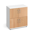 Wooden storage lockers - 4 door