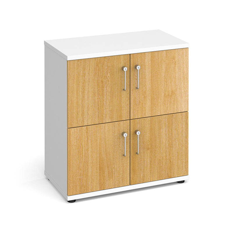 Wooden storage lockers - 4 door