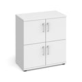 Wooden storage lockers - 4 door