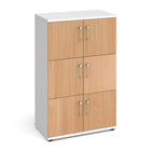 Wooden storage lockers - 6 door