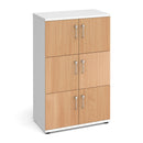 Wooden storage lockers - 6 door