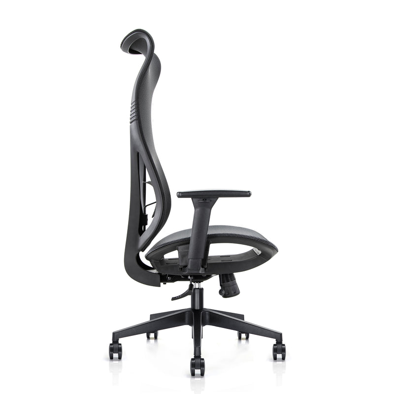 Mala-H - Ultra High Back Task Chair with Adjustable Lumbar