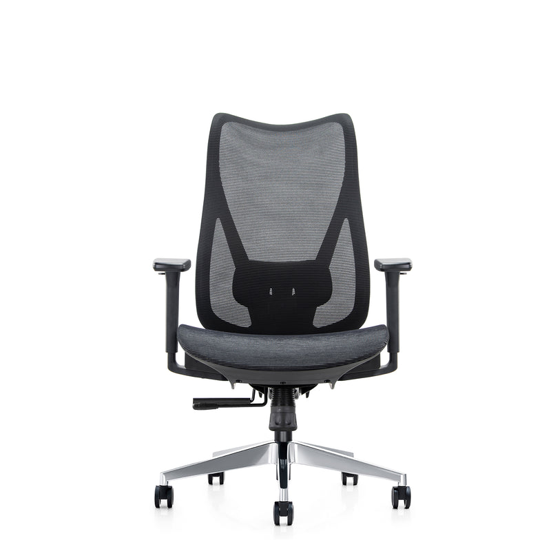 Mala-CH - High Back Task Chair with Adjustable Lumbar and Chrome Base