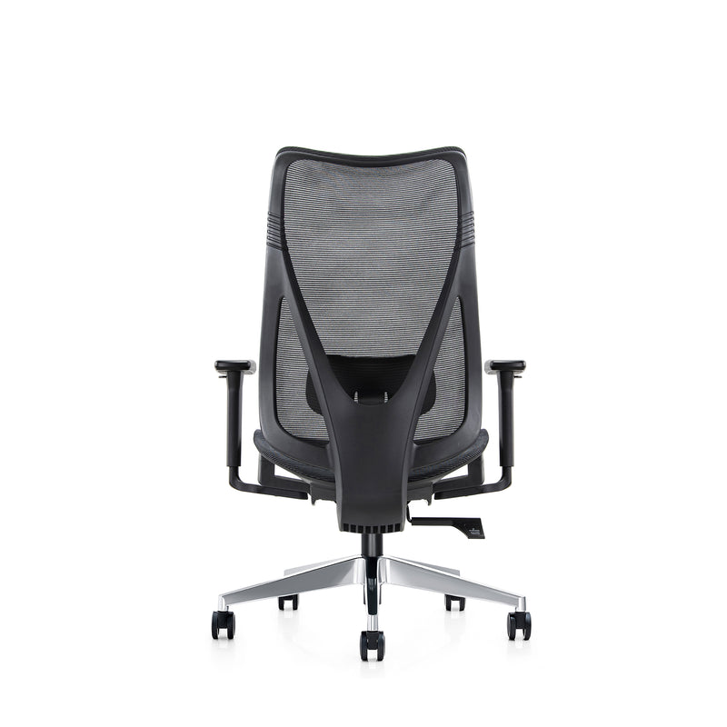 Mala-CH - High Back Task Chair with Adjustable Lumbar and Chrome Base