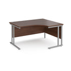 Maestro 25 right hand ergonomic desk - Walnut