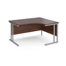 Maestro 25 right hand ergonomic desk - Walnut