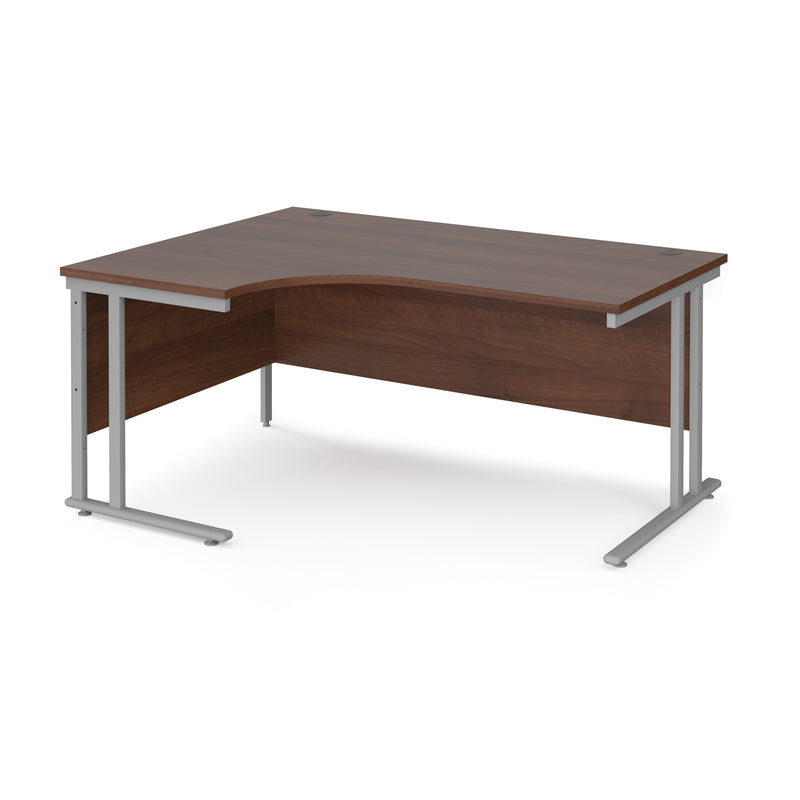 Maestro 25 left hand ergonomic desk - Walnut