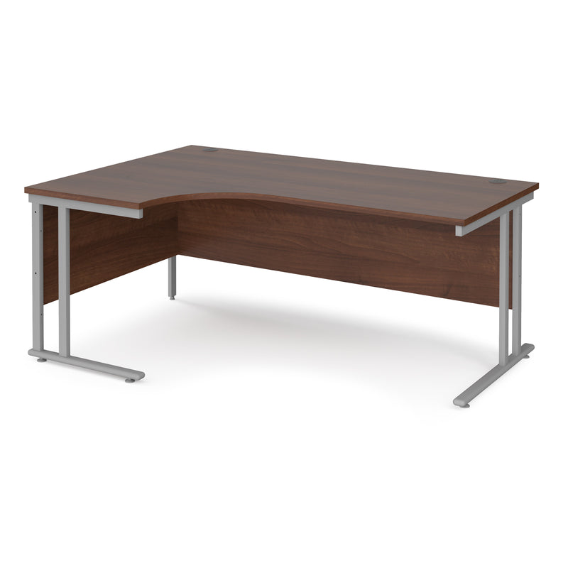 Maestro 25 left hand ergonomic desk - Walnut