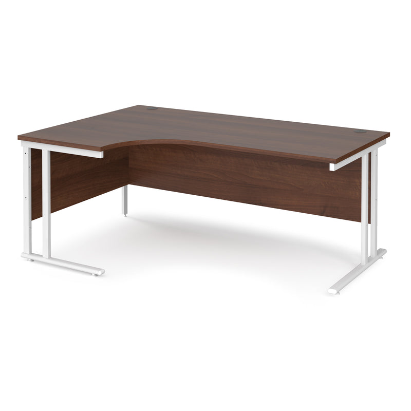 Maestro 25 left hand ergonomic desk - Walnut