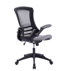 Mesh-OP Grey - Deluxe Mesh Operator Chair with Folding Arms in Grey