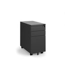 Steel 3 drawer narrow mobile pedestal