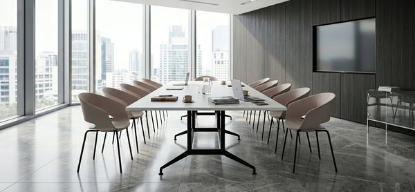 New Mayfair Meeting Table - 4800 x 1400mm lifestyle image
