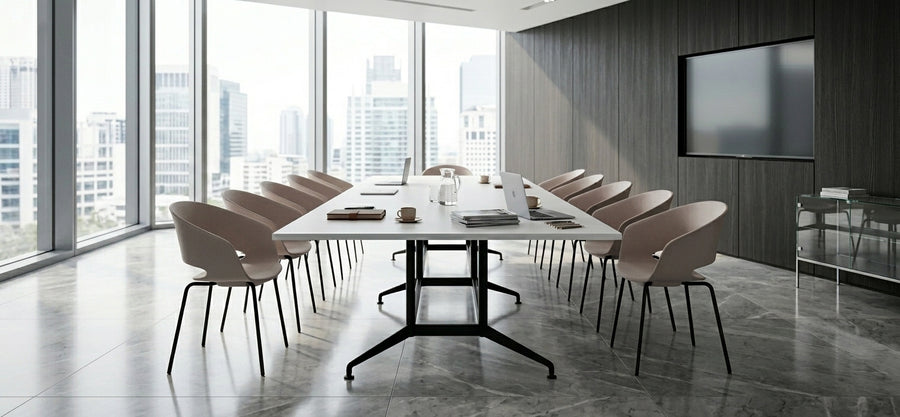 New Mayfair Meeting Table - 4800 x 1400mm lifestyle image