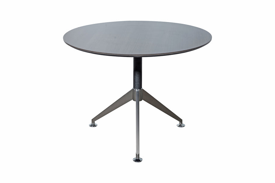 Nero 1.0m Diameter Circular Table with Tri-Legged Base - Anthracite