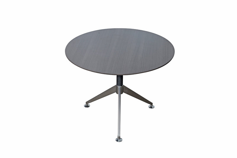 Nero 1.0m Diameter Circular Table with Tri-Legged Base - Anthracite