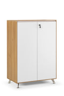 Nero 1.2m Cupboard with Two Adjustable Shelves - American Black Walnut