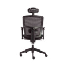 NMC - High Back Task Chair with headrest, height adjustable arms and lumbar support