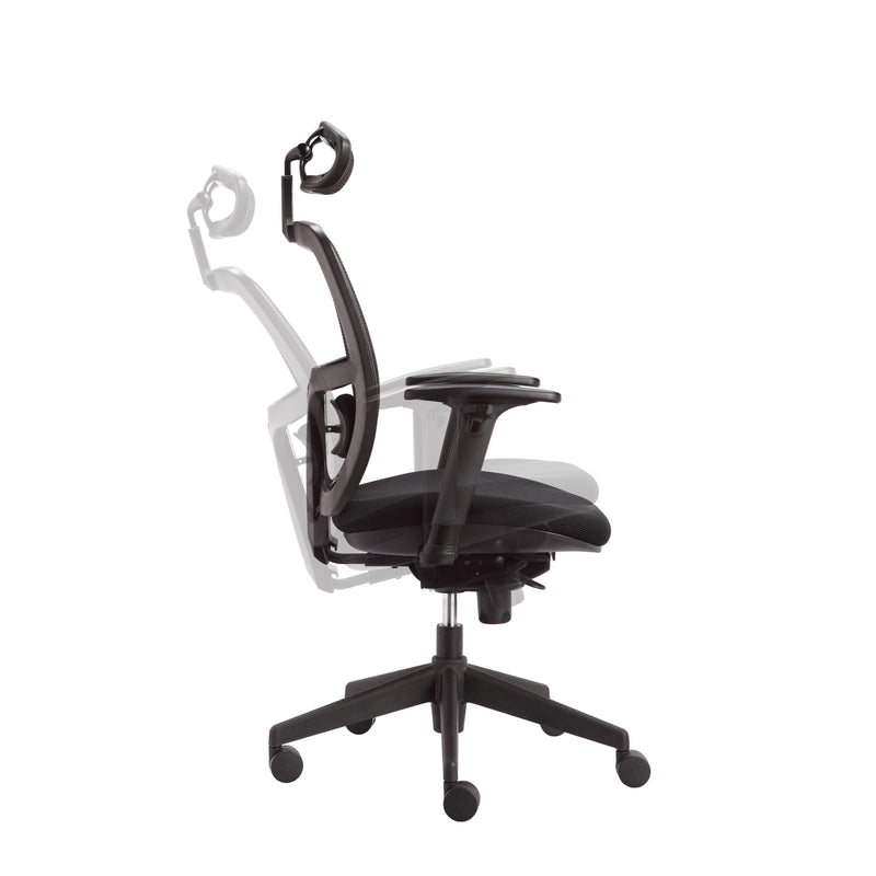 Nemo - 28ST Heavy Duty Mesh Operator Chair in Black Fabric