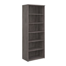 Universal bookcase 2140mm high with 5 shelves - Grey Oak
