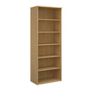 Universal bookcase 2140mm high with 5 shelves - Oak