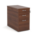 Desk high 3 drawer pedestal with silver handles 800mm deep