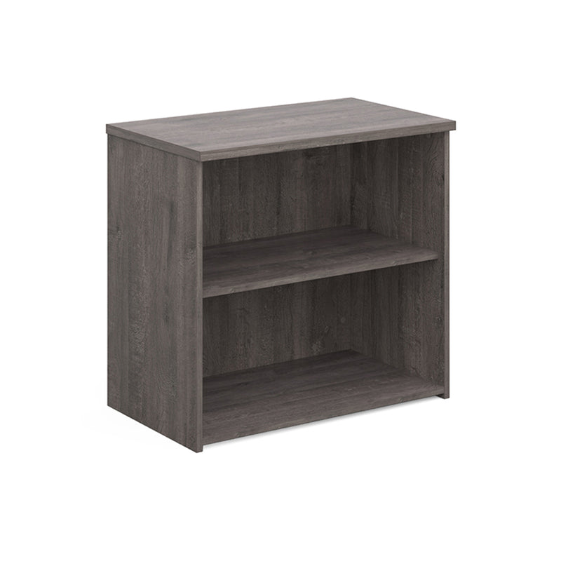 Universal bookcase 740mm high with 1 shelf - Grey Oak