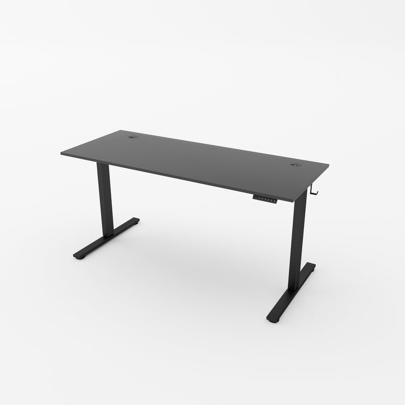 R750 Height-Adjustable Sit Stand Desk with Single Motor - Black top