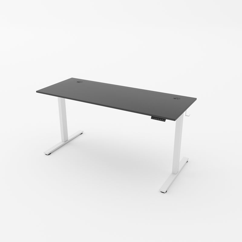 R750 Height-Adjustable Sit Stand Desk with Single Motor - Black top