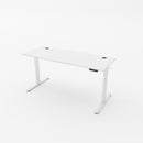 R750 Height-Adjustable Sit Stand Desk with Single Motor - White top