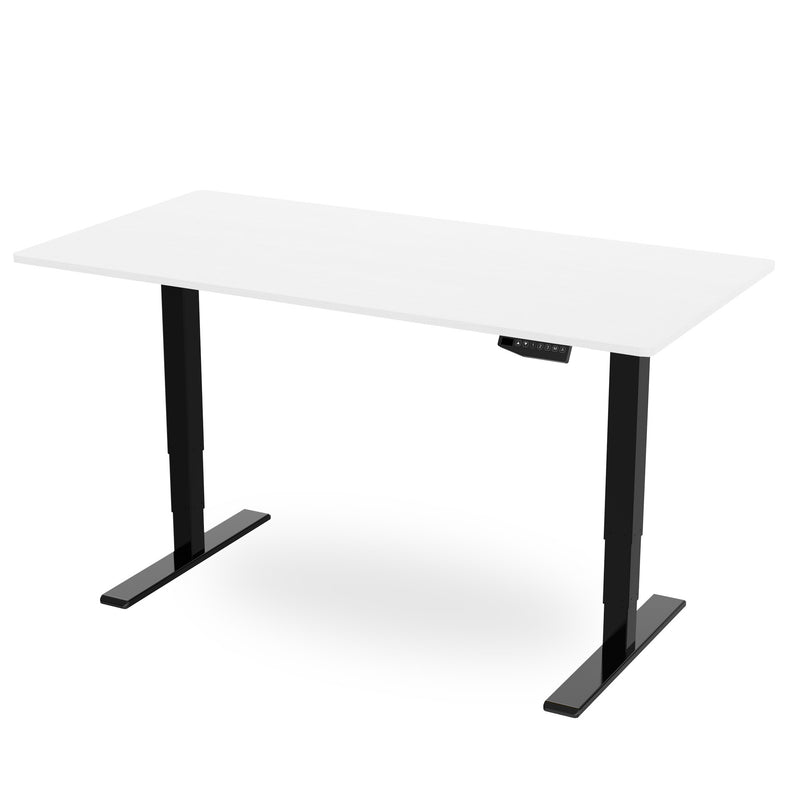 R810 Sit Stand Desk with Premium Dual Motor - White top