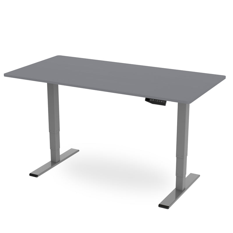 R800 Sit Stand Desk with Premium Dual Motor - Monument grey top