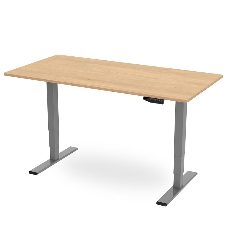 R800 Sit Stand Desk with Premium Dual Motor - Maple Top