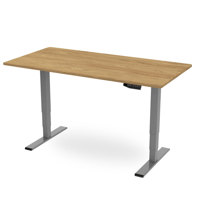 R800 Sit Stand Desk with Premium Dual Motor - Oak Top