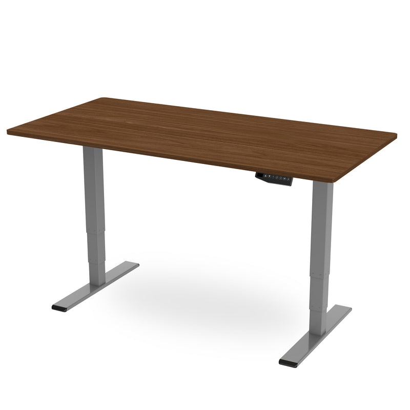 R800 Sit Stand Desk with Premium Dual Motor - Walnut Top