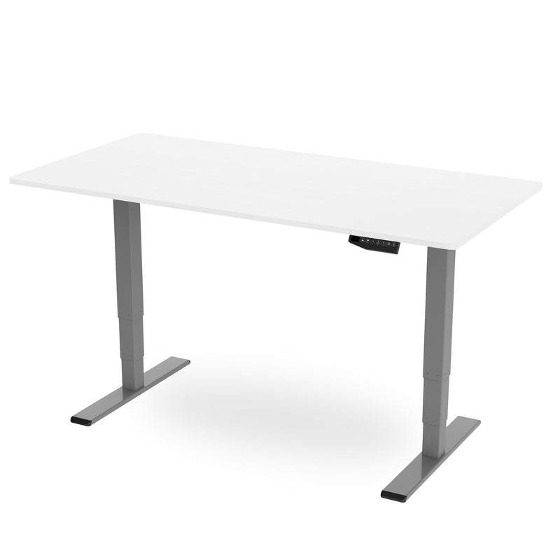 R810 Sit Stand Desk with Premium Dual Motor - White top