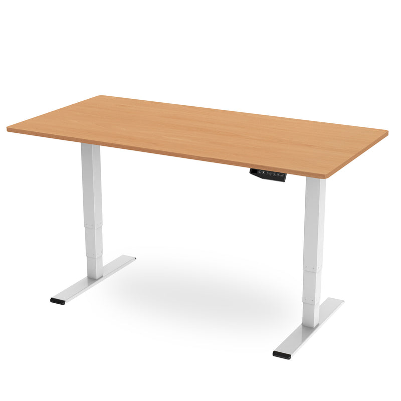 R800 Sit Stand Desk with Premium Dual Motor - Beech Top