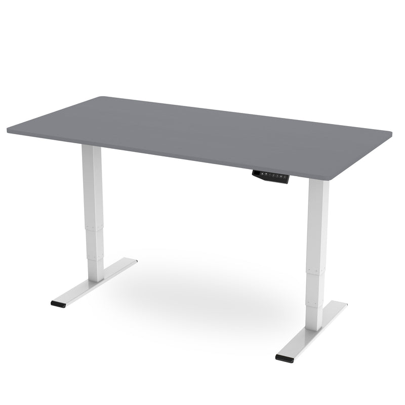 R800 Sit Stand Desk with Premium Dual Motor - Monument grey top