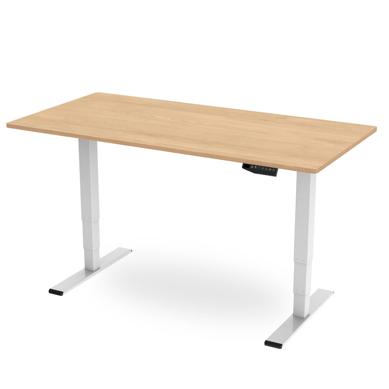 R800 Sit Stand Desk with Premium Dual Motor - Maple Top