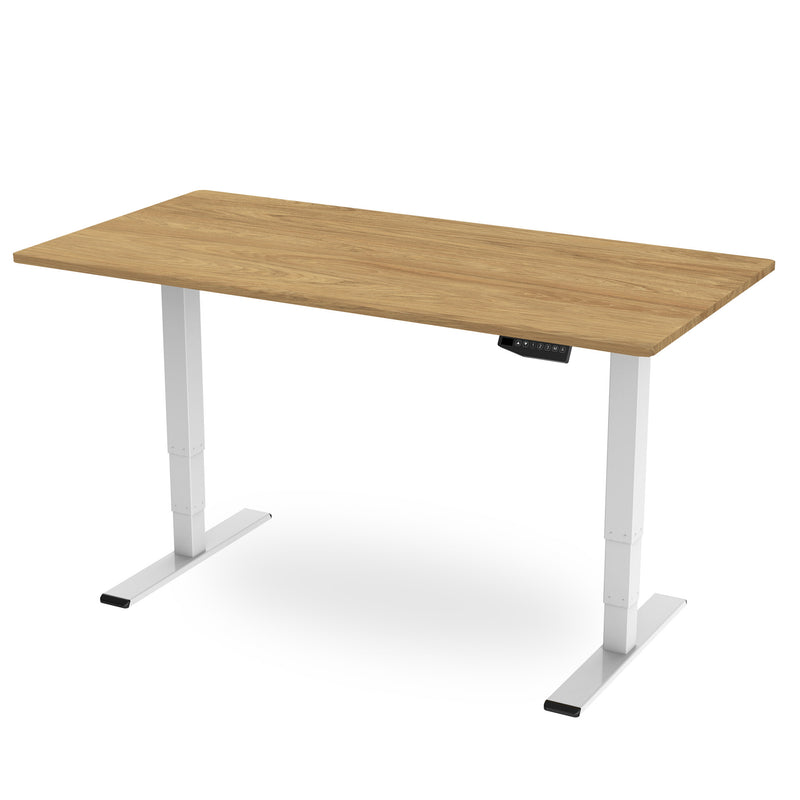 R800 Sit Stand Desk with Premium Dual Motor - Oak Top