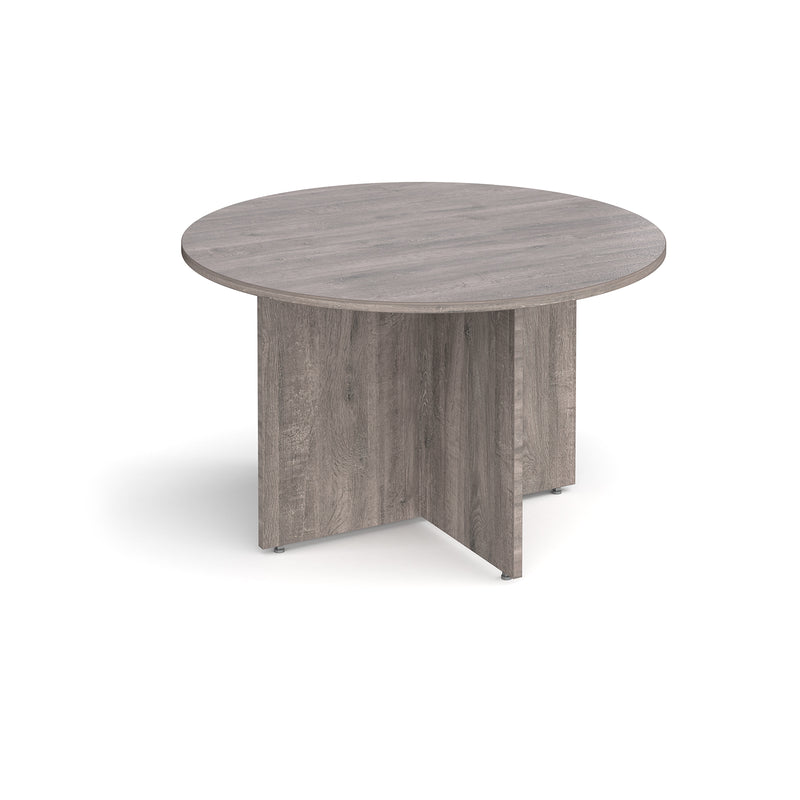 Arrow head leg circular meeting table 1200mm