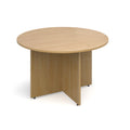 Arrow head leg circular meeting table 1200mm