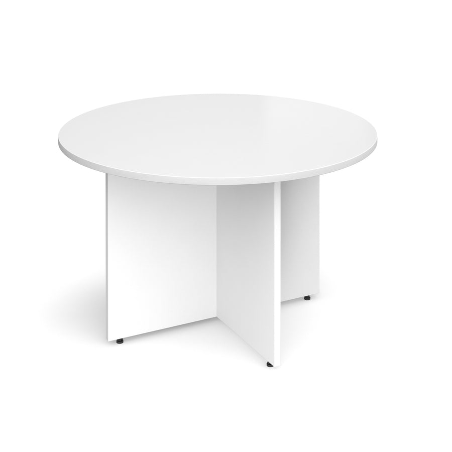 Arrow head leg circular meeting table 1200mm