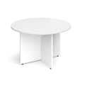 Arrow head leg circular meeting table 1200mm