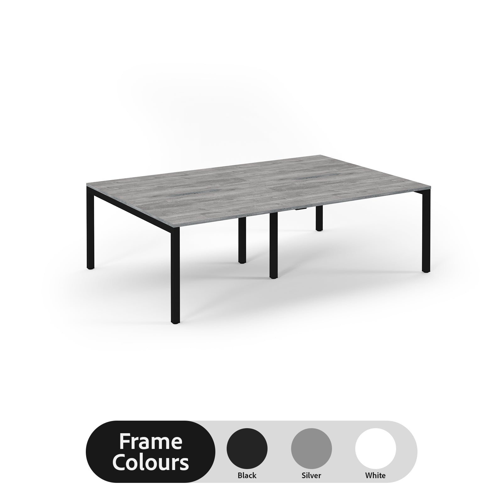 Back to Back Desk available in 2400 x 800, 2800 x 800 and 3200 x 800
