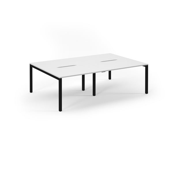 Back to Back Desk available in 2400 x 800, 2800 x 800 and 3200 x 800  - White Top