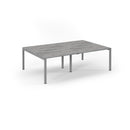 Back to Back Desk available in 2400 x 800, 2800 x 800 and 3200 x 800 - Grey Oak Top